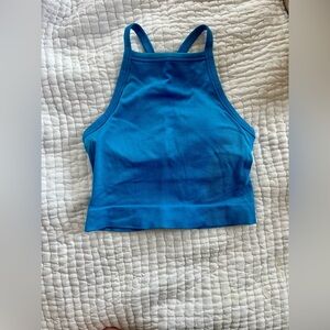 Blue workouts top (slightly cropped)
